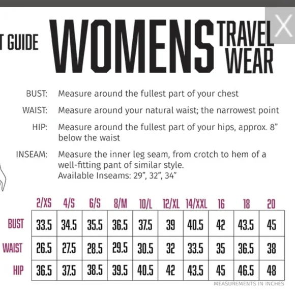 Clothing Arts P Cubed Travel Pick-pocket Proof Pants Gray Size 16 - Picture 13 of 13